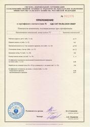 Сертификат на каток кольчато-зубчатый ККЗ-6 Приложение